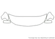 sx4 3M Clear Bra Hood Precut PPF Diagram