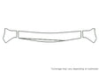 xl-7 3M Clear Bra Hood Precut PPF Diagram