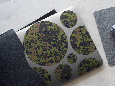 swamp flecktarn camouflage DIY Laptop Stickers