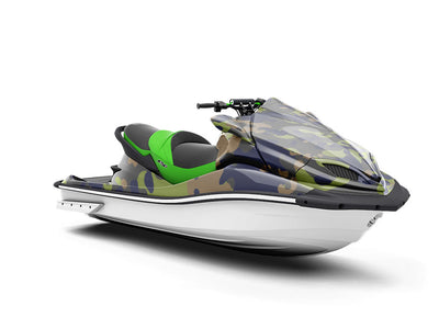 Swamp Flecktarn Camouflage Jet Ski Vinyl Customized Wrap
