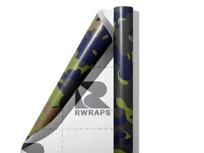 Swamp Flecktarn Camouflage Wrap Film Sheets~Rwraps Series 914 Swamp Flecktarn Camouflage Scrolled Sheet~3