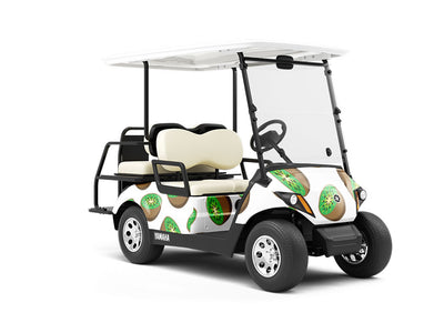 Sweet Allison Fruit Wrapped Golf Cart