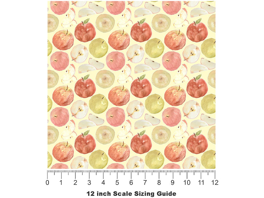 Sweet Ambrosia Fruit Vinyl Film Pattern Size 12 inch Scale~Rwraps Sweet Ambrosia Fruit Sizing Chart~2