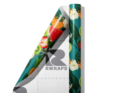 Sweet Ambrosia Fruit Wrap Film Sheets~Rwraps Series 914 Sweet Ambrosia Fruit Scrolled Sheet~3