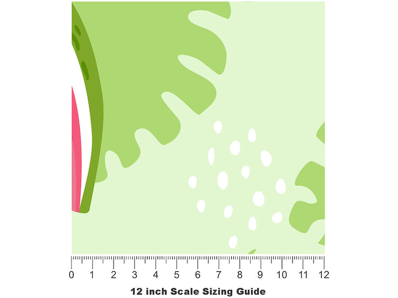 Sweet Beauty Fruit Vinyl Film Pattern Size 12 inch Scale~Rwraps Sweet Beauty Fruit Sizing Chart~2