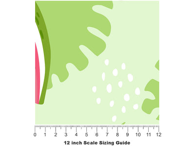 Sweet Beauty Fruit Vinyl Film Pattern Size 12 inch Scale~Rwraps Sweet Beauty Fruit Sizing Chart~2