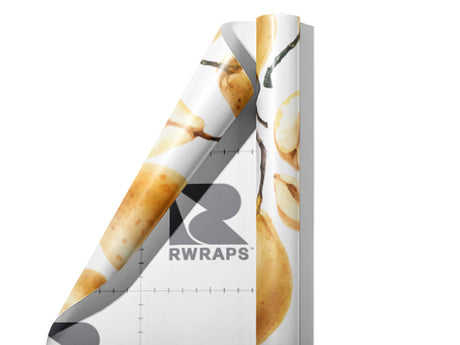 Sweet Bosc Fruit Wrap Film Sheets~Rwraps Series 914 Sweet Bosc Fruit Scrolled Sheet~3