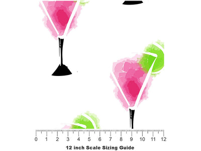 Sweet Candy Alcohol Vinyl Film Pattern Size 12 inch Scale~Rwraps Sweet Candy Alcohol Sizing Chart~2