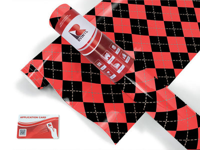 sweet currant argyle Craft Vinyl Roll