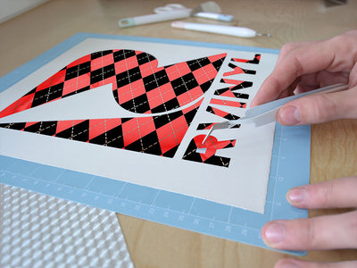 sweet currant argyle Easy Weed Craft Vinyl