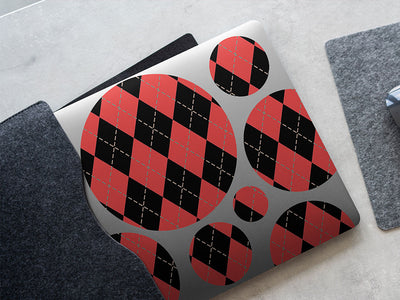 sweet currant argyle DIY Laptop Stickers