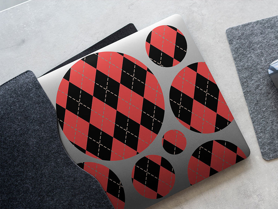 sweet currant argyle DIY Laptop Stickers