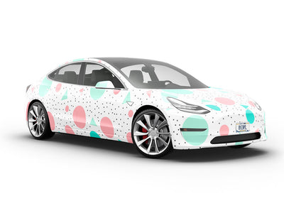 Sweet Dots Abstract Vehicle Vinyl Wrap