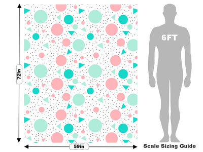Sweet Dots Abstract Vehicle Wrap Scale~Rwraps Series 914 Sweet Dots Abstract Measurements~1