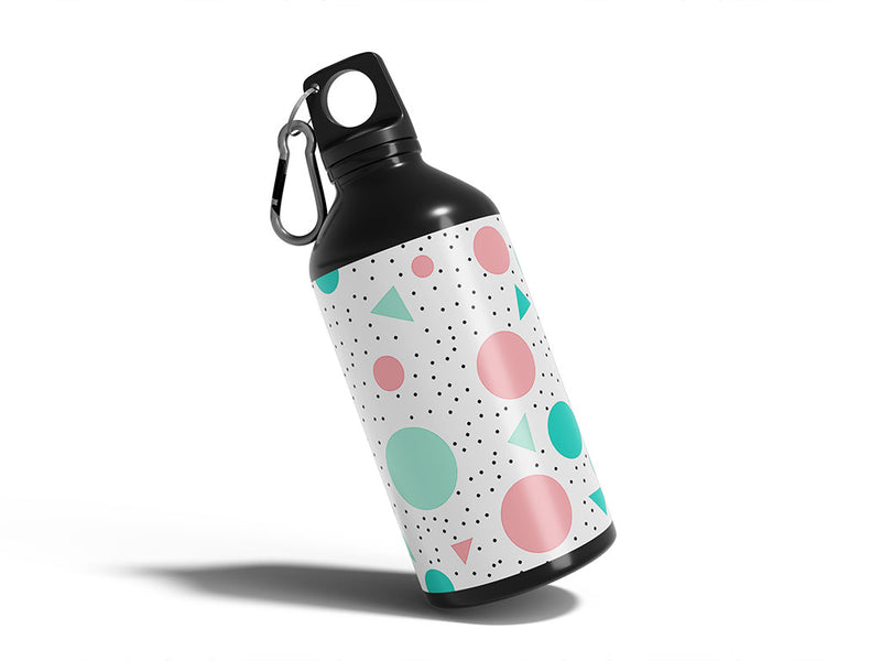 sweet dots abstract geometric Water Bottle DIY Stickers