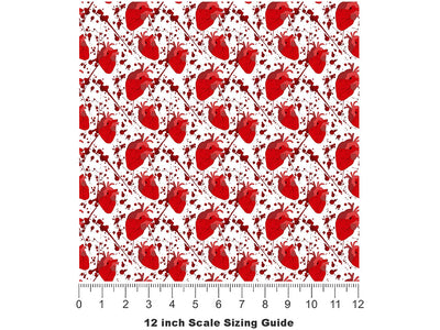 Sweet Fruit Vampire Vinyl Film Pattern Size 12 inch Scale~Rwraps Sweet Fruit Vampire Sizing Chart~2