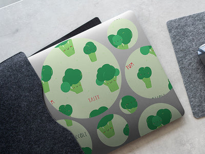 sweet greens vegetable DIY Laptop Stickers