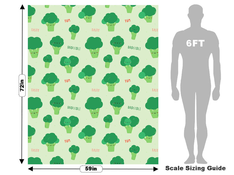 Sweet Greens Vegetable Vehicle Wrap Scale~Rwraps Series 914 Sweet Greens Vegetable Measurements~1