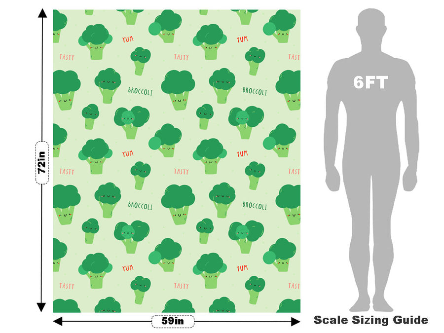 Sweet Greens Vegetable Vehicle Wrap Scale~Rwraps Series 914 Sweet Greens Vegetable Measurements~1