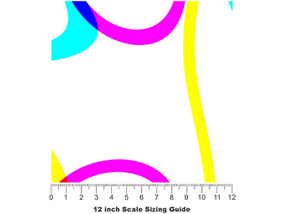 Sweet Honeydew Retro Vinyl Film Pattern Size 12 inch Scale~Rwraps Sweet Honeydew Retro Sizing Chart~2