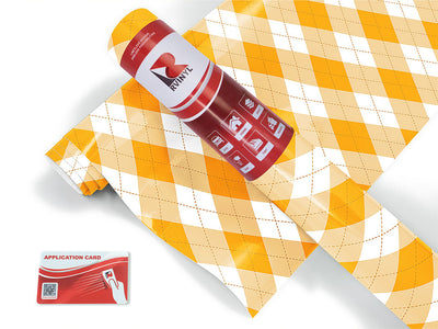 sweet marigold argyle Craft Vinyl Roll