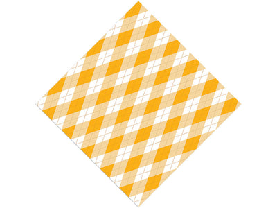 Sweet Marigold Argyle Vinyl Wrap Pattern