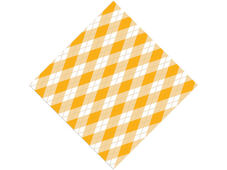 Sweet Marigold Argyle Vinyl Wrap Pattern