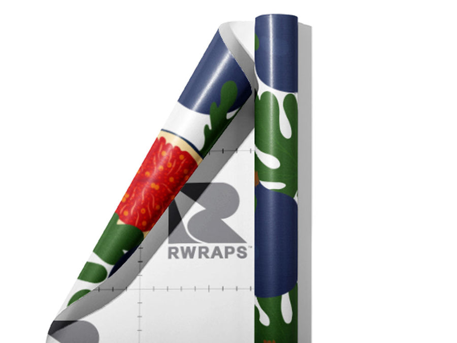 Sweet Meat Fruit Wrap Film Sheets~Rwraps Series 914 Sweet Meat Fruit Scrolled Sheet~3
