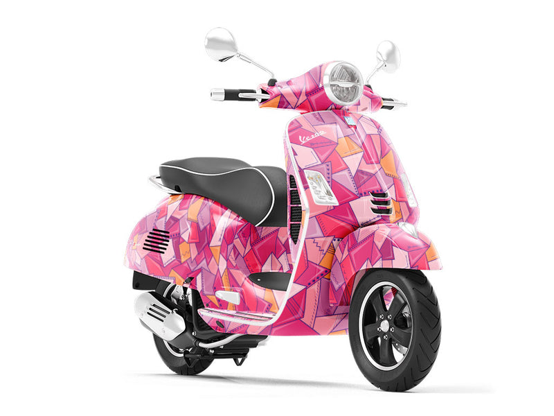 Sweet Mulberry Mosaic Vespa Scooter Wrap Film