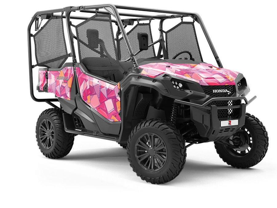 Sweet Mulberry Mosaic Utility Vehicle Vinyl Wrap