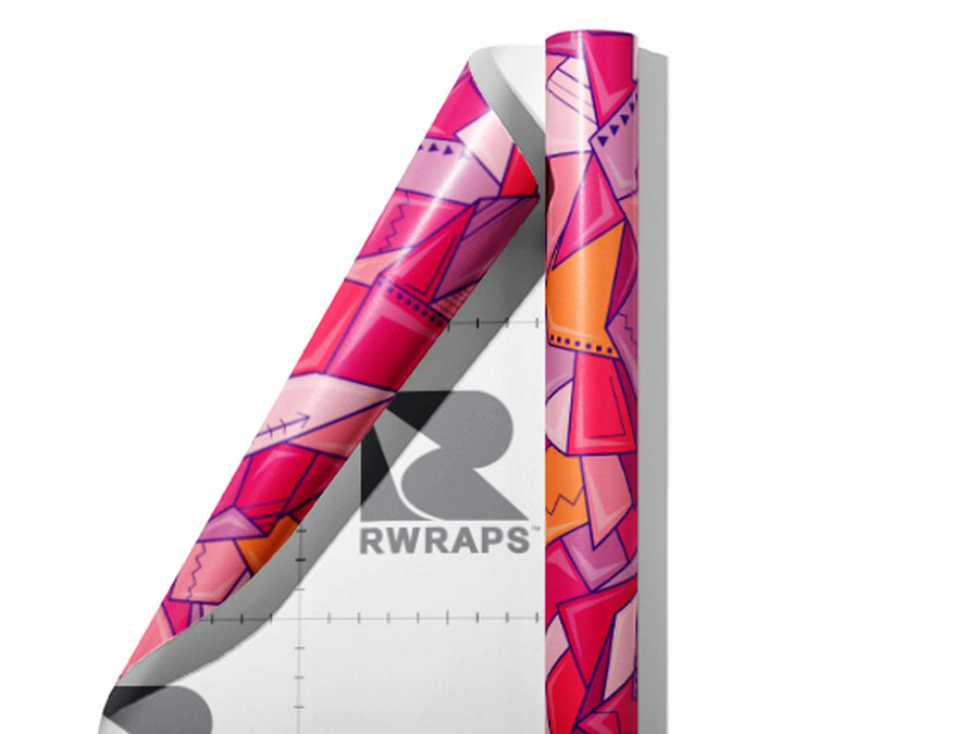 Sweet Mulberry Mosaic Wrap Film Sheets~Rwraps Series 914 Sweet Mulberry Mosaic Scrolled Sheet~3