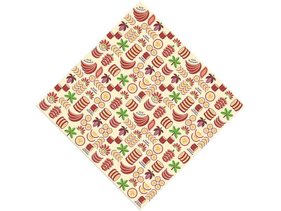 Sweet Plantain Mosaic Vinyl Wrap Pattern