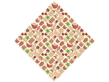 Sweet Plantain Mosaic Vinyl Wrap Pattern