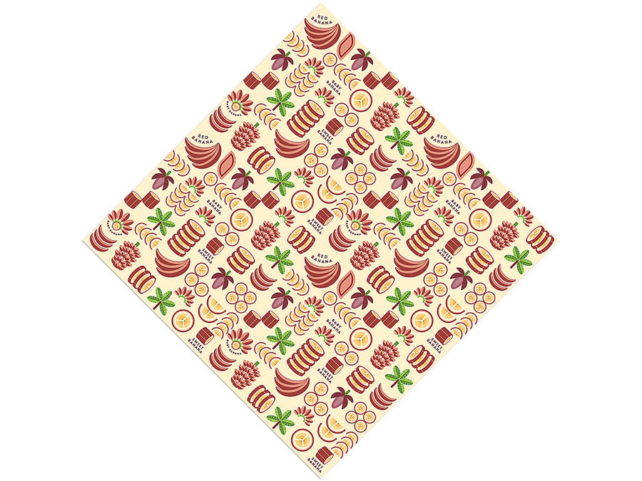 Sweet Plantain Mosaic Vinyl Wrap Pattern
