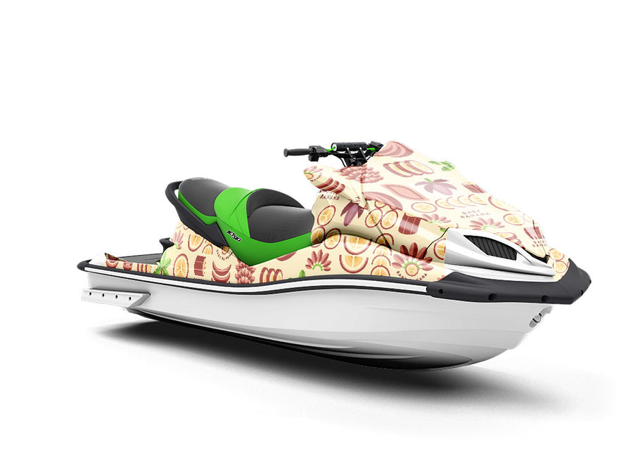 Sweet Plantain Mosaic Jet Ski Vinyl Customized Wrap