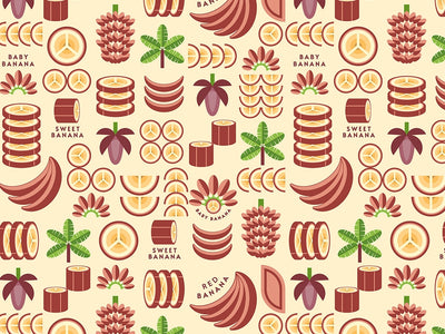 Sweet Plantain Mosaic Vinyl Wrap Pattern~Rwraps Series 914 Digitally Printed Vinyl Wrap~0