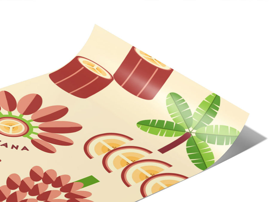 Sweet Plantain Mosaic Vinyl Wraps~Rwraps Series 914 Digitally Printed Vinyl Wrap~0