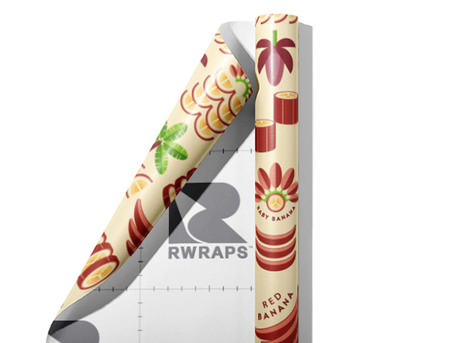 Sweet Plantain Mosaic Wrap Film Sheets~Rwraps Series 914 Sweet Plantain Mosaic Scrolled Sheet~3