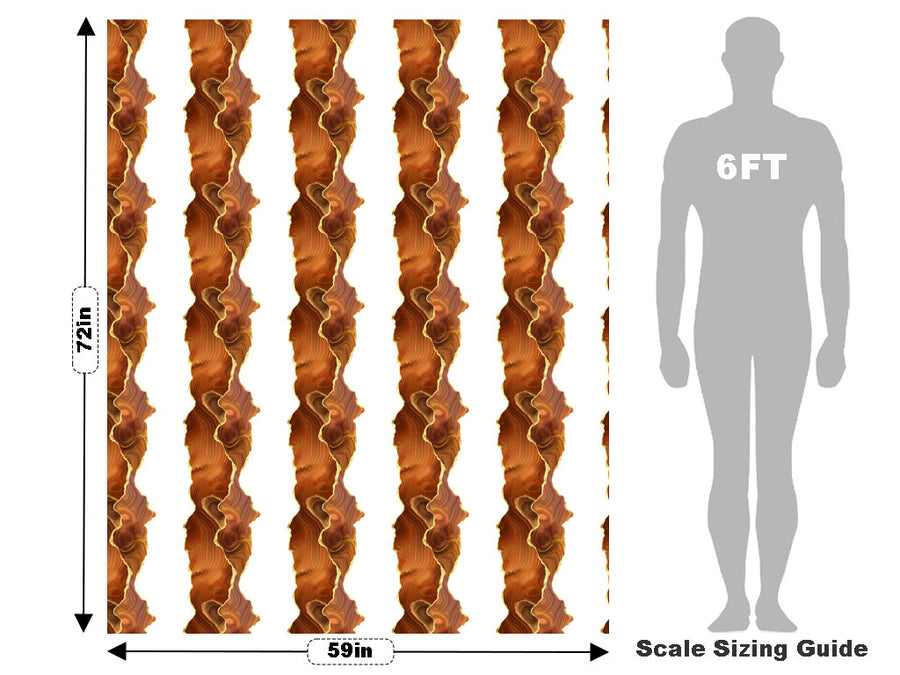 Sweet Potato Gemstone Vehicle Wrap Scale~Rwraps Series 914 Sweet Potato Gemstone Measurements~1