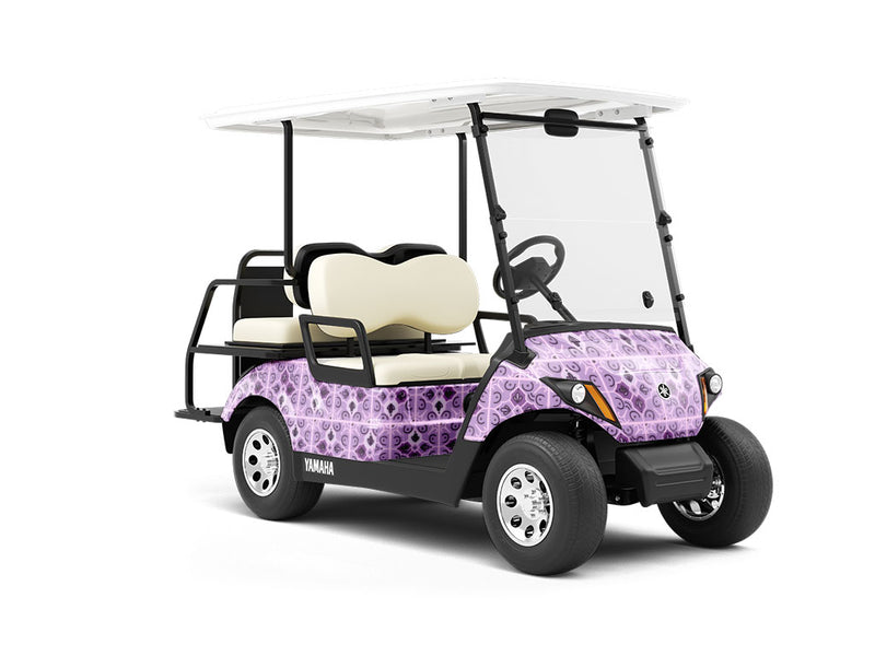 Sweet Rocket Tile Wrapped Golf Cart