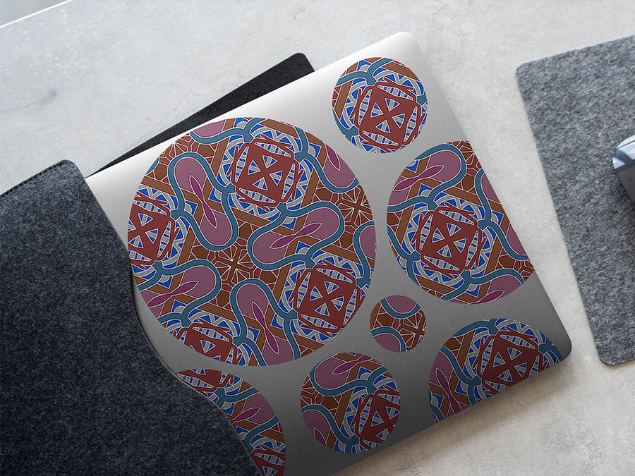 sweet sangria mosaic DIY Laptop Stickers
