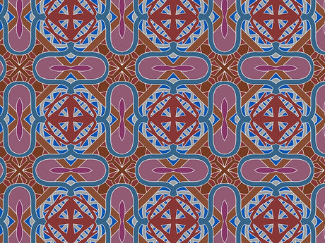 Sweet Sangria Mosaic Vinyl Wrap Pattern~Rwraps Series 914 Digitally Printed Vinyl Wrap~0