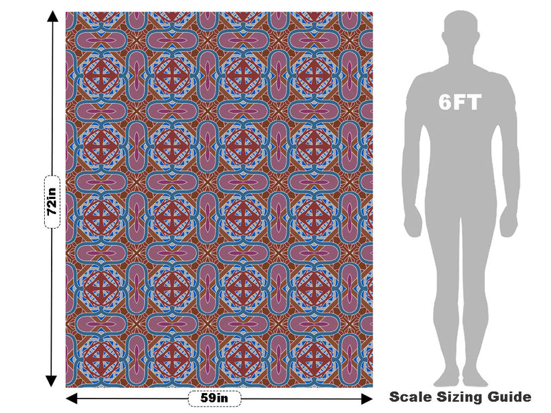 Sweet Sangria Mosaic Vehicle Wrap Scale~Rwraps Series 914 Sweet Sangria Mosaic Measurements~1