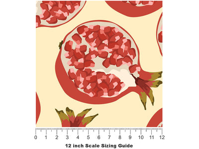 Sweet Seeds Fruit Vinyl Film Pattern Size 12 inch Scale~Rwraps Sweet Seeds Fruit Sizing Chart~2