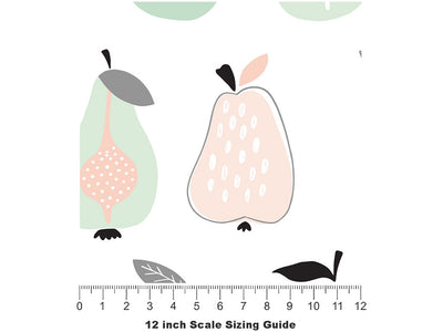 Sweet Selections Fruit Vinyl Film Pattern Size 12 inch Scale~Rwraps Sweet Selections Fruit Sizing Chart~2