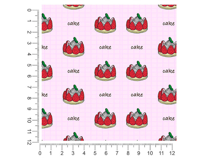 sweet shortcakes fruit 1ft x 1ft Craft Sheets