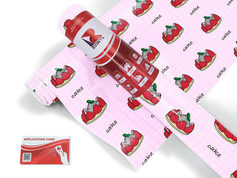 sweet shortcakes fruit Craft Vinyl Roll