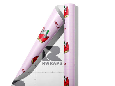 Sweet Shortcakes Fruit Wrap Film Sheets~Rwraps Series 914 Sweet Shortcakes Fruit Scrolled Sheet~3
