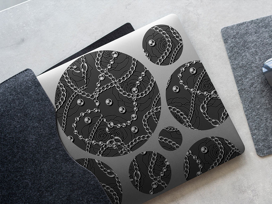 sweet silver bling DIY Laptop Stickers