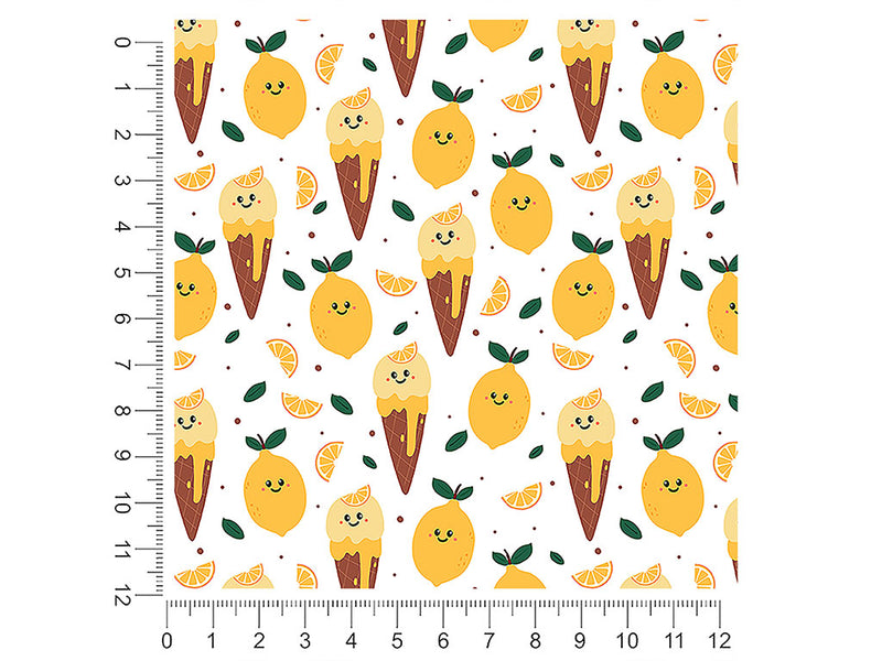 sweet sorbet fruit 1ft x 1ft Craft Sheets